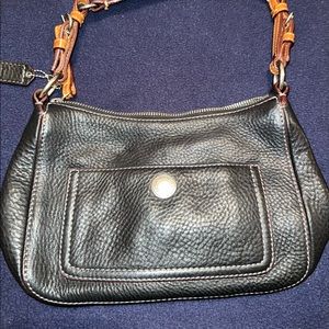 Leather coach bag